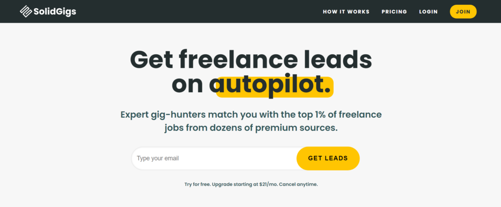 Best freelance platforms Solidgigs image