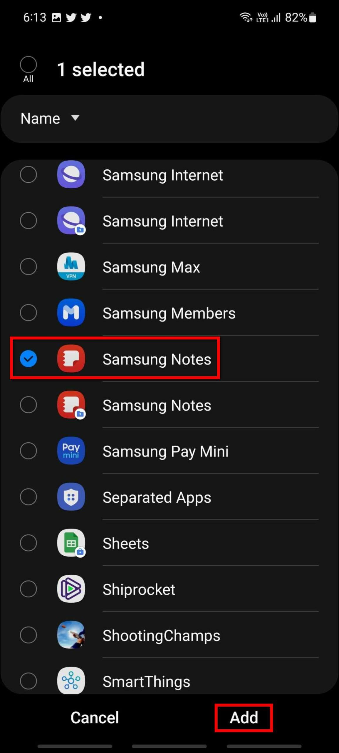 fix samsung notes crashing