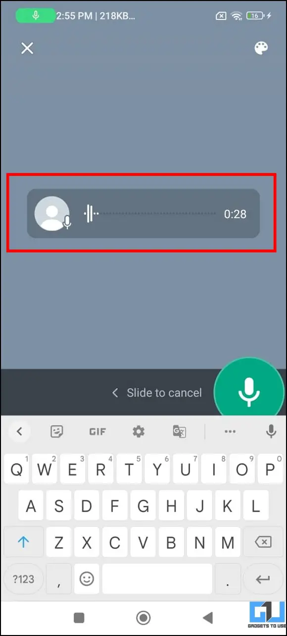 Voice Status on WhatsApp