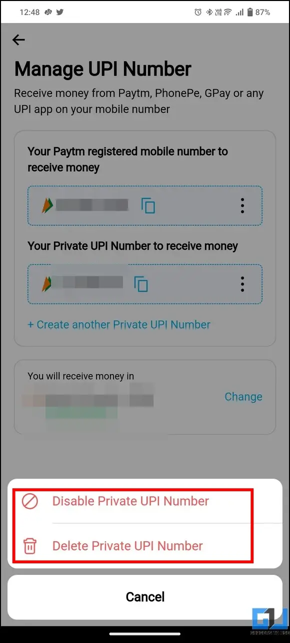 1726560399 530 What Is Private UPI Number How to Create It on