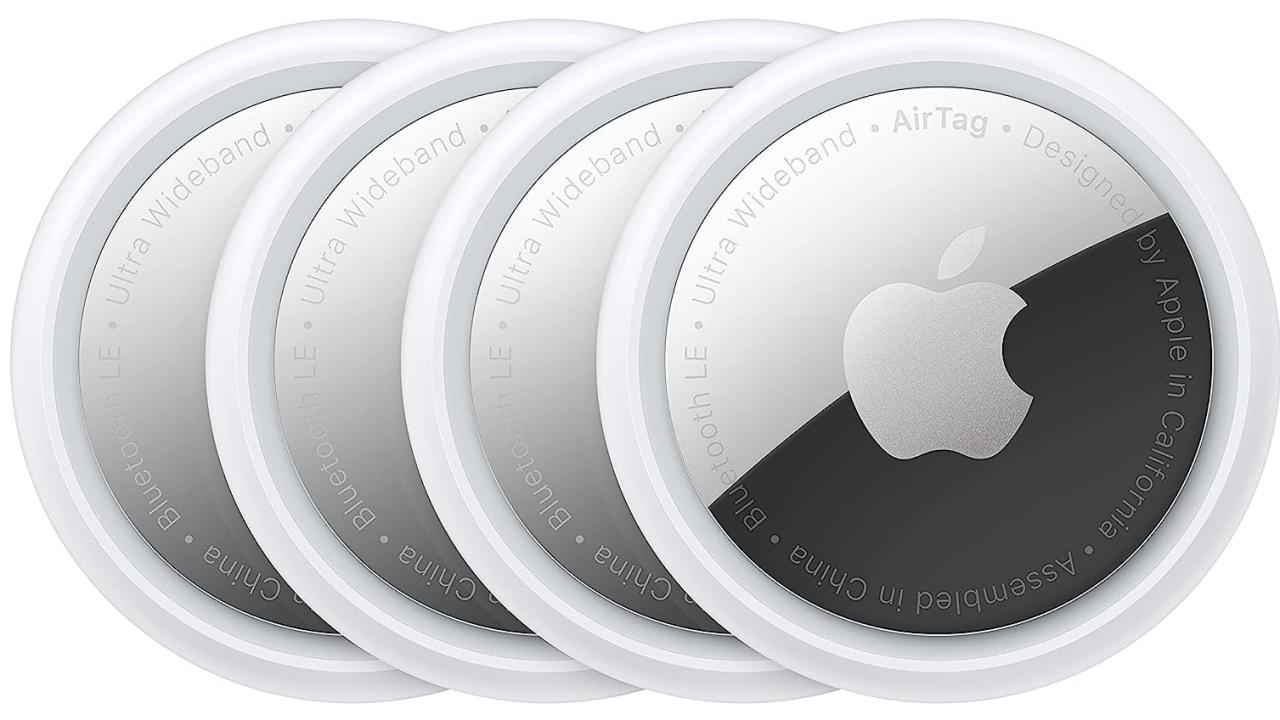 A four pack of Apples AirTags falls back to 75 plus