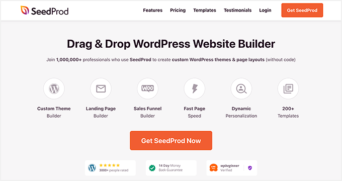 SeedProd WordPress Website Builder