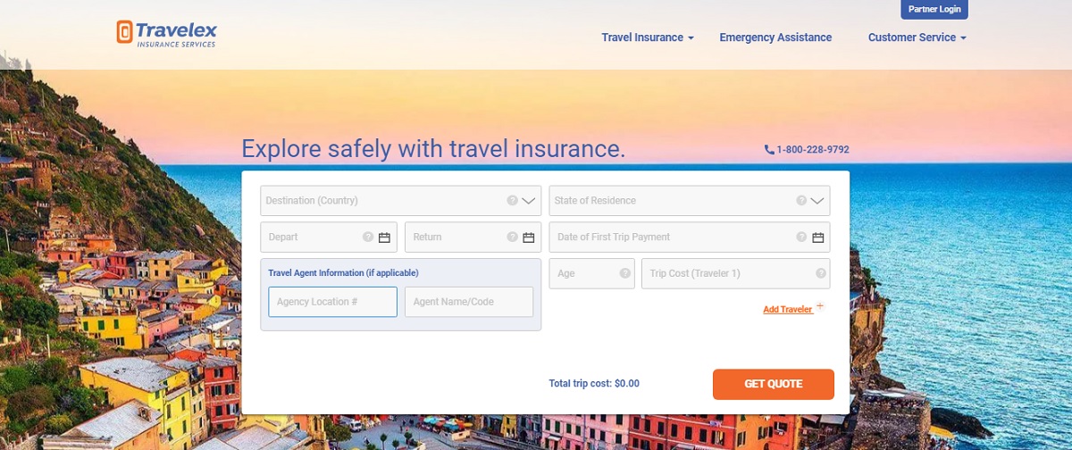 Travelex is a travel insurance.